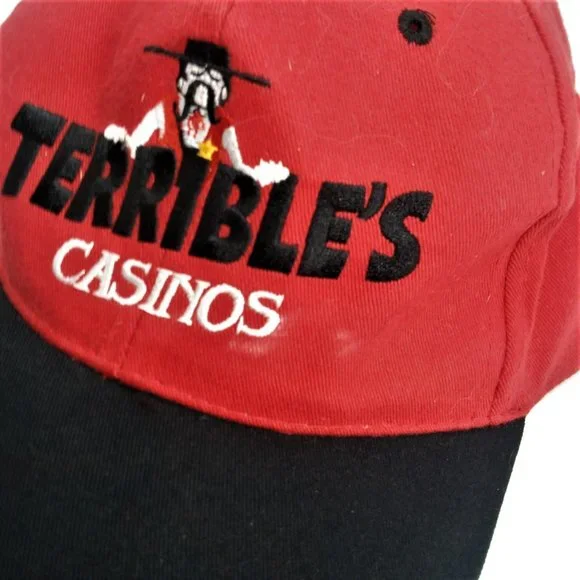 VTG TERRIBLE’S CASINOS ball cap hat Las Vegas Gamble Casino Embroidered Dealer - Picture 6 of 6